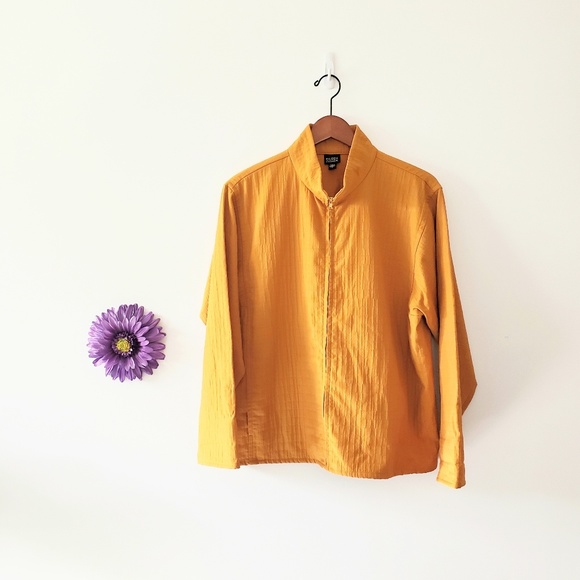 Eileen Fisher Jackets & Blazers - Eileen Fisher Zip Jacket Size Large